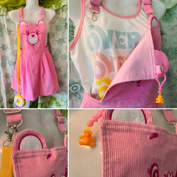 💗 CAREBEARS PINK PINAFORE💗 - Picture 8 of 16